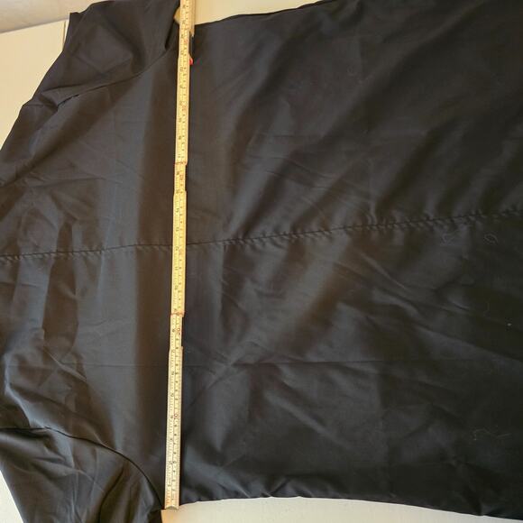 Unbranded Utility Rain Jacket Women's 2XL Black Full Zip Up Hooded NWOT - Picture 13 of 16